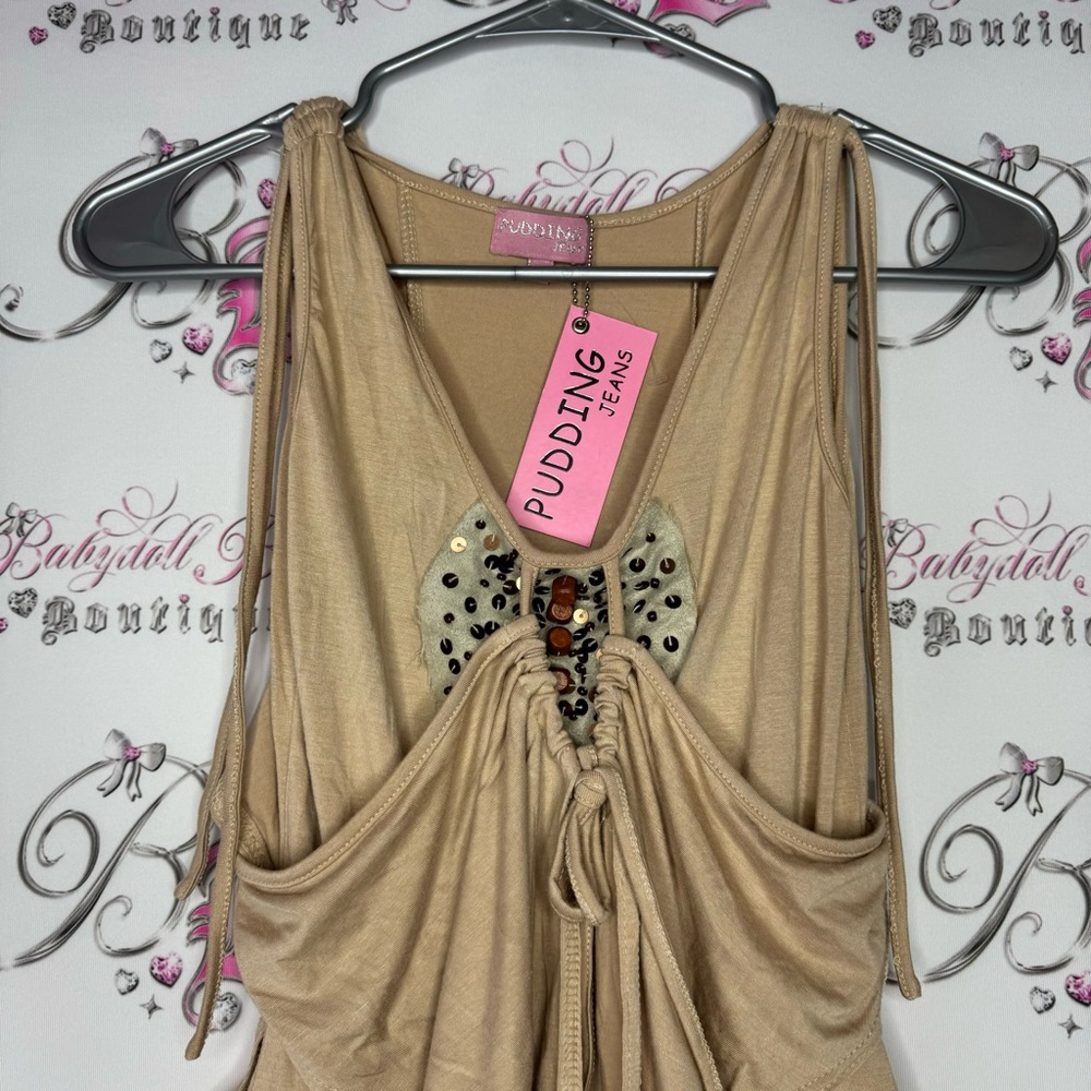 Tan Women's Tank Top - Picture 2 of 11